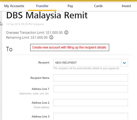 dbs remit to malaysia.